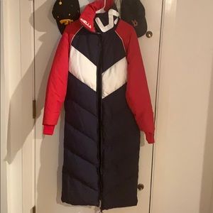 FILA Keon long puffer jacket